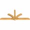 Ekena Millwork Redmond Rough Sawn Timber Gable Bracket, Western Red Cedar, 84"W x 38"H x 4"D x 4"F, 11/12 Pitch GBW084X38X0404RED00RWR - alternate 2